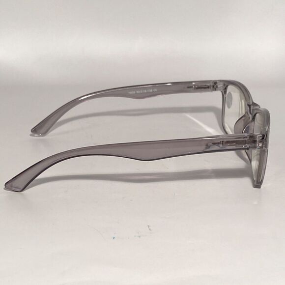 1434 Helen 3.5 Reading Glasses Thin Rectanle Bluelight Filter Gray Frames NWT - Picture 6 of 9